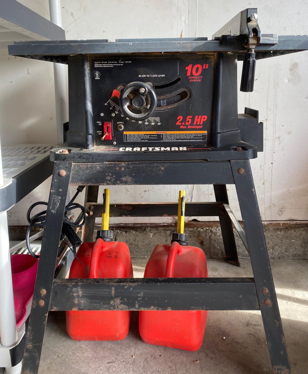 Photo 1 of Craftsman portable table saw