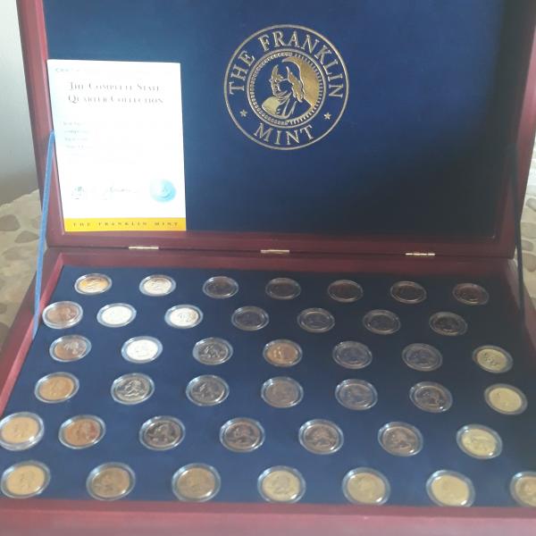 Photo of Franklin Mint State quarters