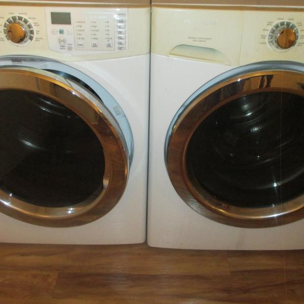 Photo of Washer and Electric Dryer