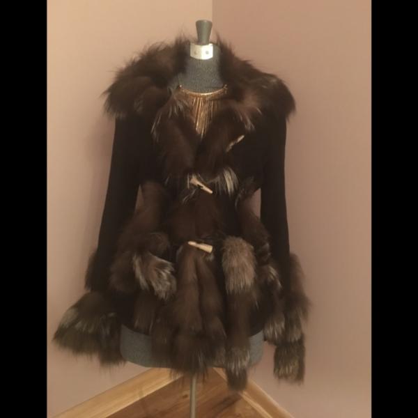 Photo of Rare Roberta Scarpa Shearling and Fox Fur coat