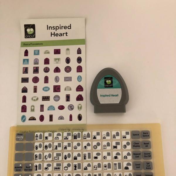 Photo of Inspired Heart Cricut Cartridge-used