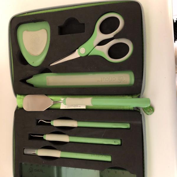Photo of Cricut tool set in case-used