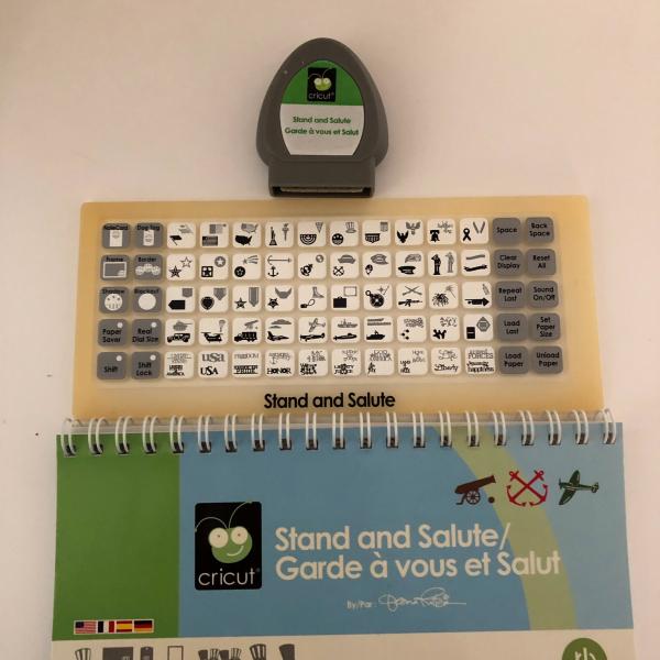 Photo of Stand and Salute Cricut Cartridge-used