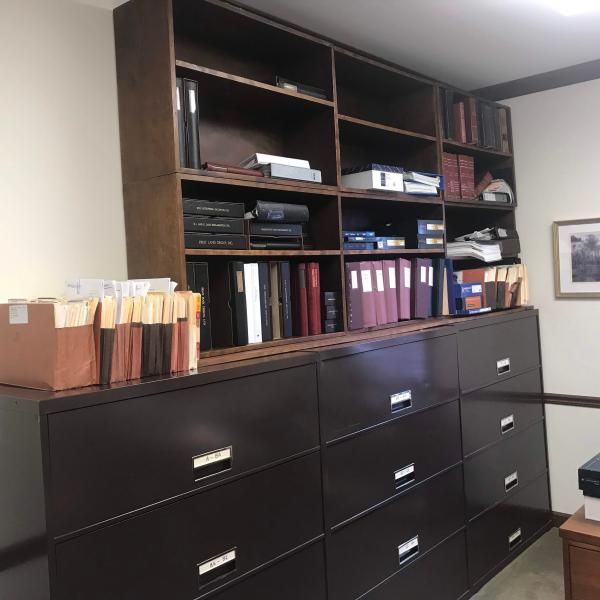 Photo of Filing Cabinets from Law Firm Sale