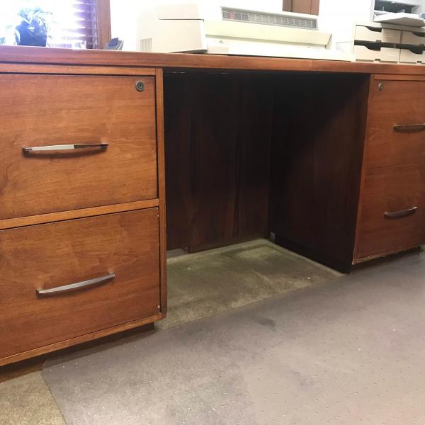 Photo of (2) Secretary desks from Law Firm Sale