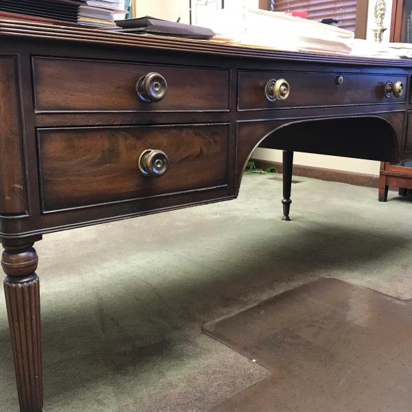 Photo of Kittinger Desk and Credenza from Law Firm closing