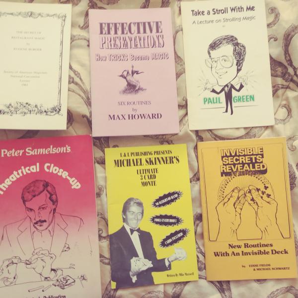 Magic tricks, books and videos snaplist