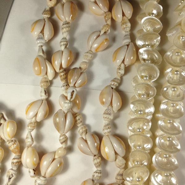 Photo of #15038, 7 Vintage shell necklaces, real shells!