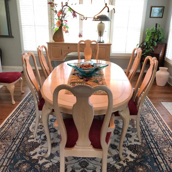 Photo of Bernhardt Solid Wood Dining Room Set