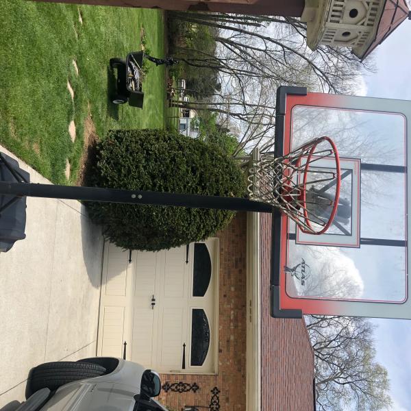 Photo of Basketball pole  and goal