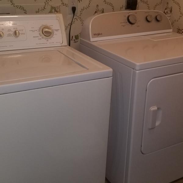 Photo of Washer and dryer.