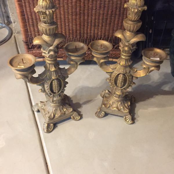 Photo of Set of matching candelabras 