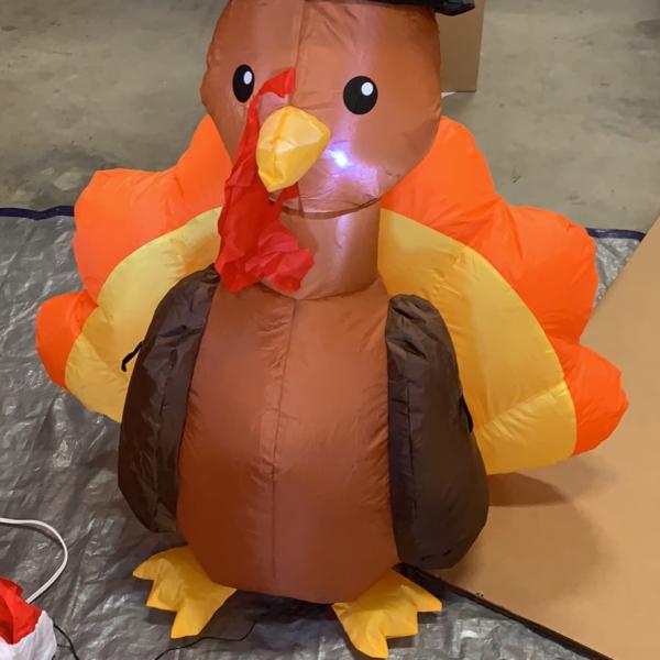 Photo of 3.5’ Pilgrim Turkey Thanksgiving Inflatable