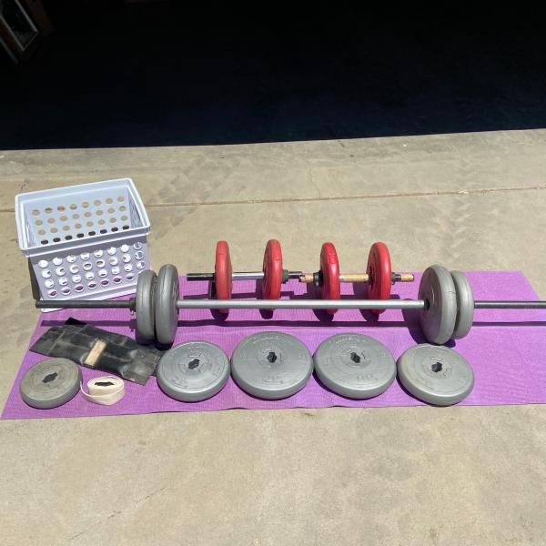 Photo of Standard weight bar and plates