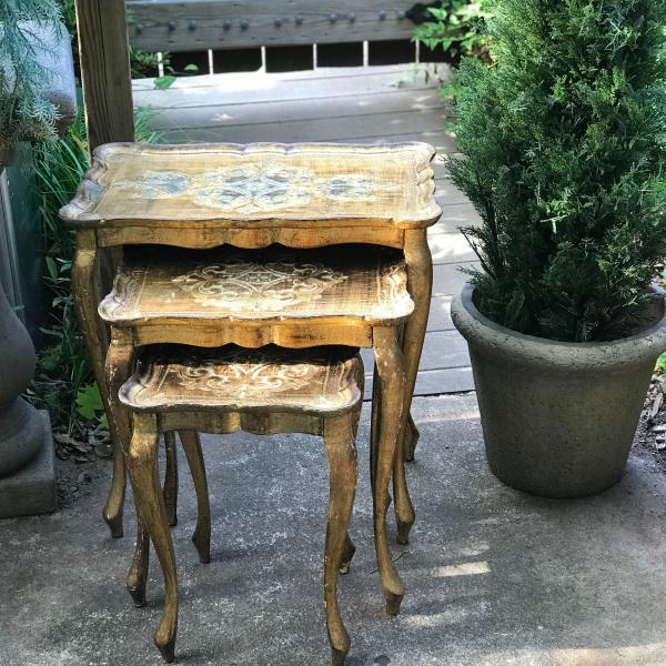 Photo of Vintage NESTING Tables 