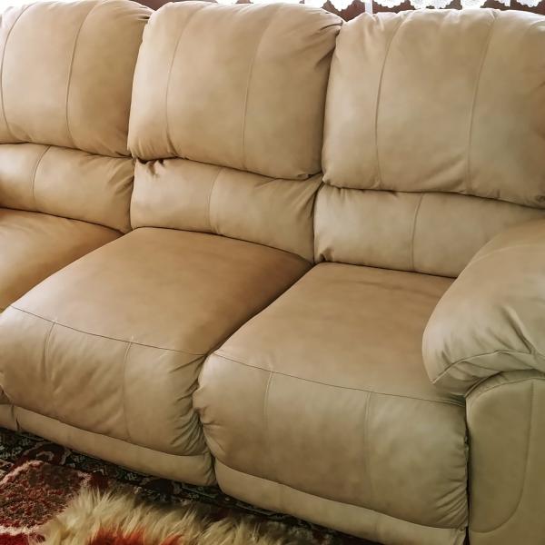 Photo of Leather dual recliner