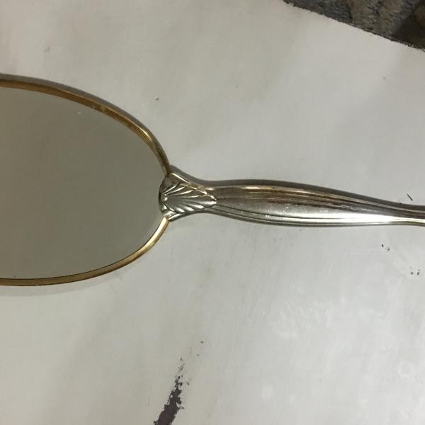 Photo of Vintage Hand Held Mirror VGC PU or will Ship