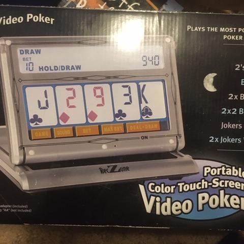 Photo of Electronic Video Poker game