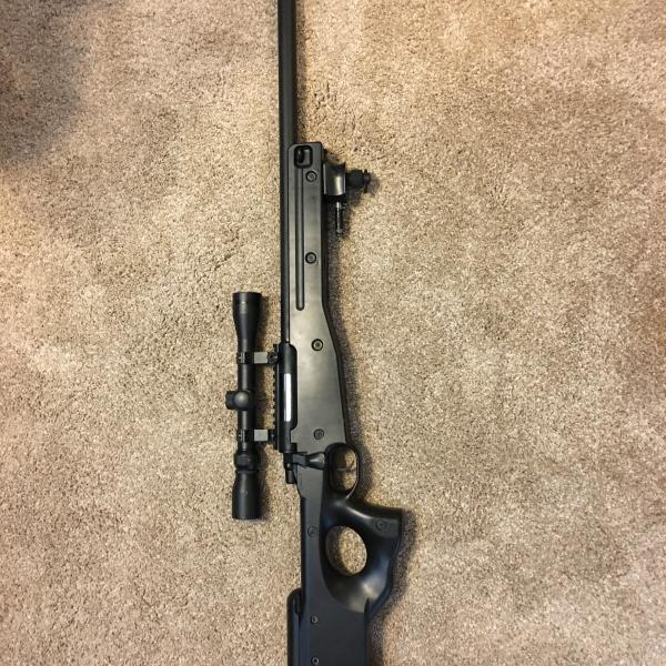 Photo of Airsoft Sniper Rifle - L96 Bolt Action Rifle W/ Extra Mag and Carrying Case
