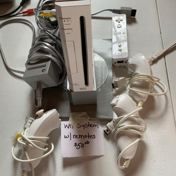Photo of Wii  Gaming System