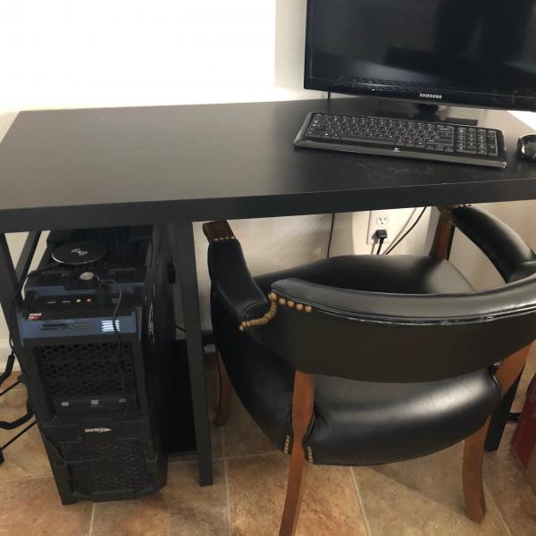 Photo of Computer desk and chair
