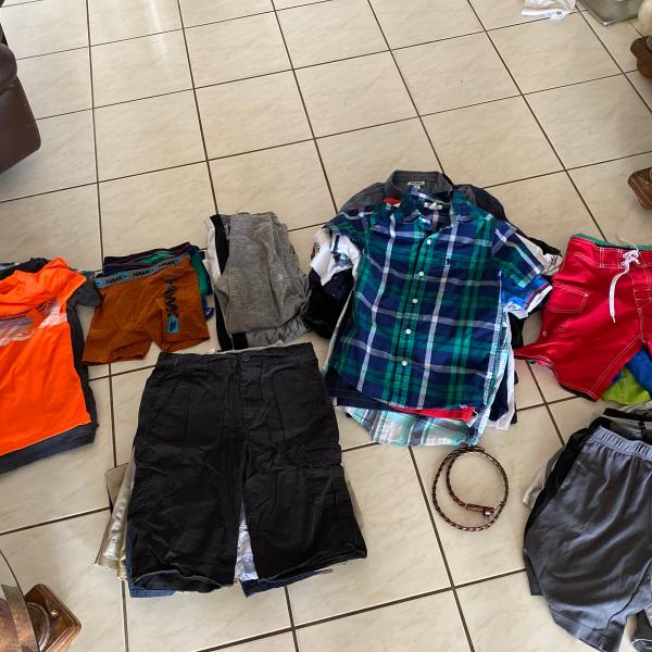 Photo of   Boy Clothes 8 to 12, Razor , Youth Golf clubs,  Light Fixture 