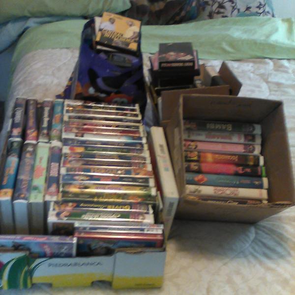 Photo of 27 Walt Disney VHS Tapes & Other DVDs