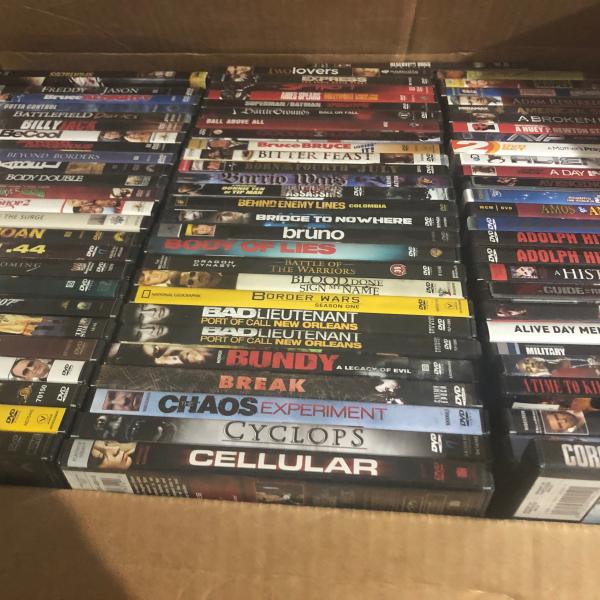 Photo of Lot of 550 Used ASSORTED DVD Movies