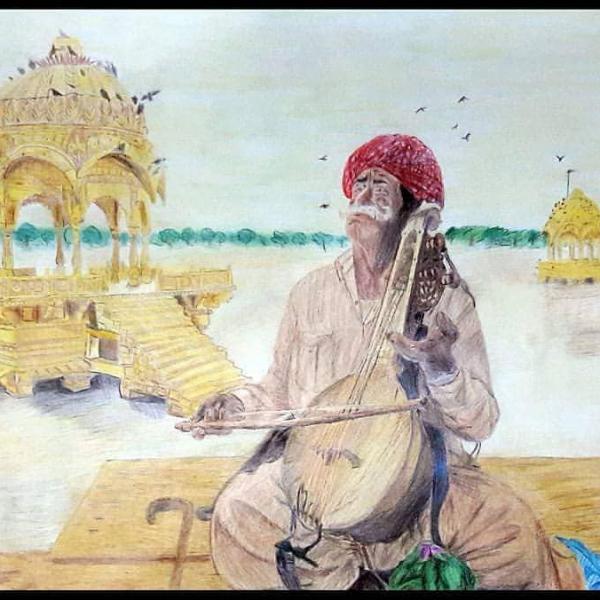 Photo of Indian Rajasthani sketch