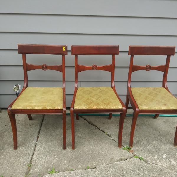 Photo of 3 Wooden Chairs