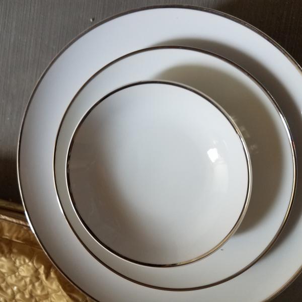 Photo of China Dishes / silver trim