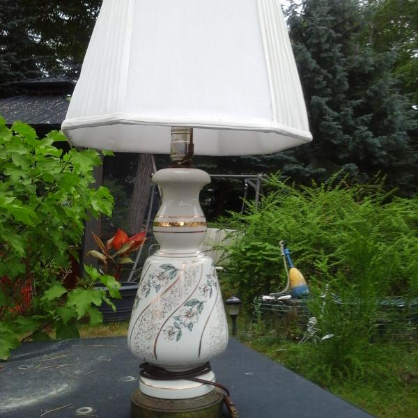 Photo of Antique glass lamp