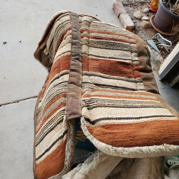 Photo of 2 padded horse blankets 