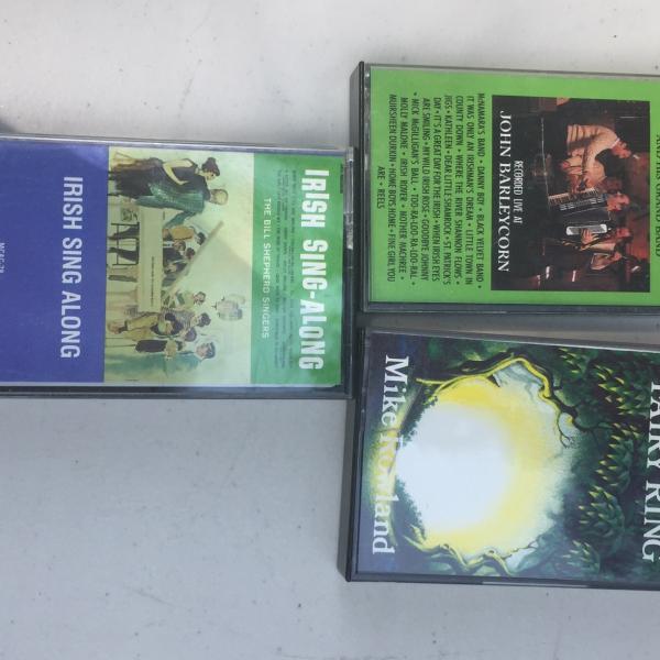 Photo of Three Irish music/story cassette tapes