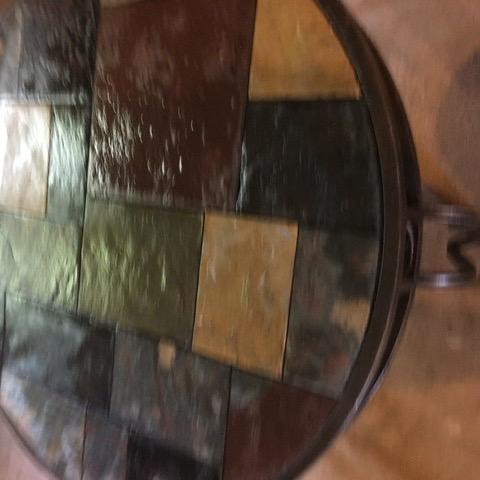 Photo of 38 in round stone table