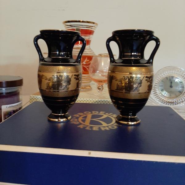 Photo of Spyropoulos Black and Gold Vases