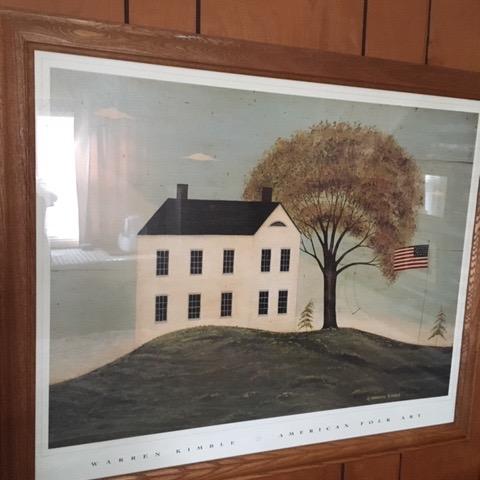 Photo of 3 American Folk Art Pictures