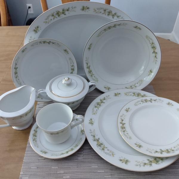 Photo of Fine China 12-place settings with serving dishes