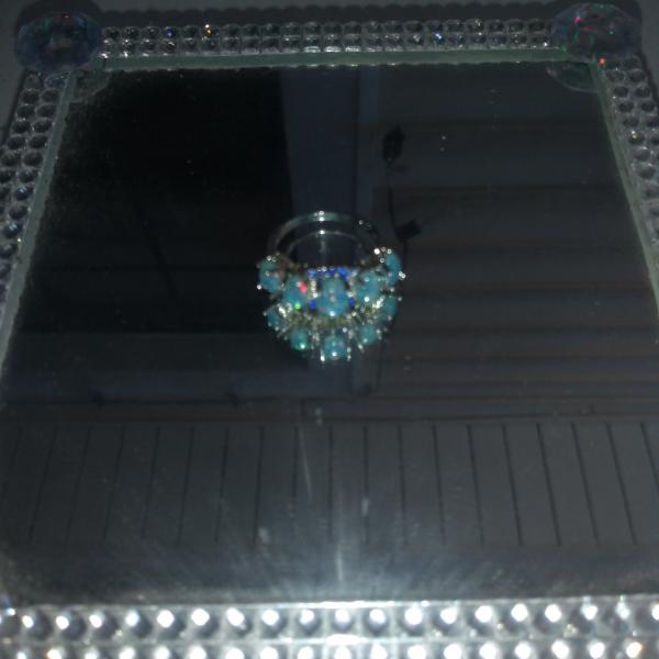 Photo of blue 925 ring 