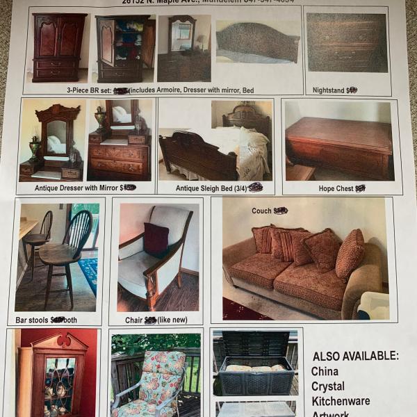 Photo of Furniture-Moving Sale 