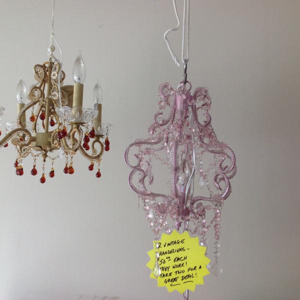 Photo of 2  CHANDELIERS 