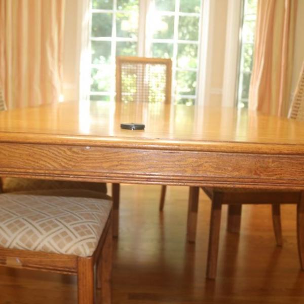 Photo of Dining Table and China Cabinet
