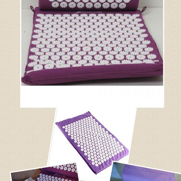 Photo of ProsourceFit Acupressure Mat and Pillow Set for Back/Neck Pain Relief 