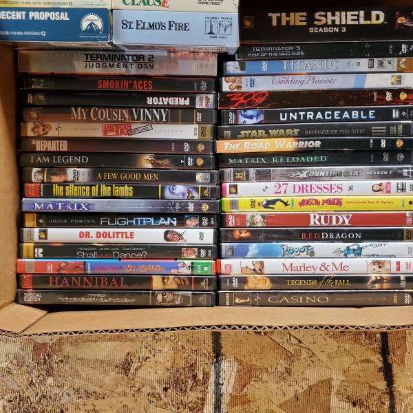 Photo of ENTIRE BOX DVD'S ONE PRICE