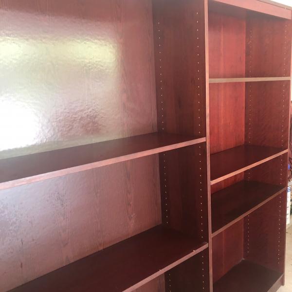 Photo of Two cherry  bookcases