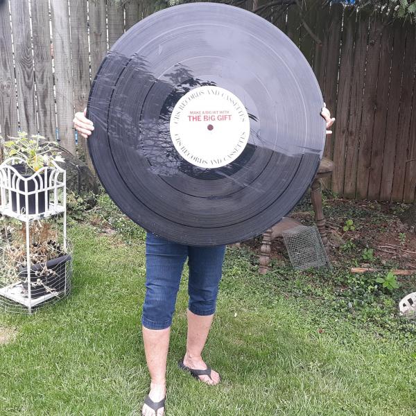 Photo of Giant Vinyl Record