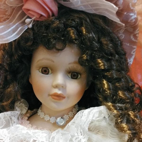 Photo of Porcelain Doll - Charlotte - 17"- Limited