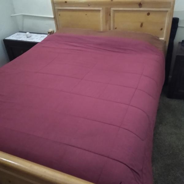 Photo of Queen Bed and Mattress - Like New