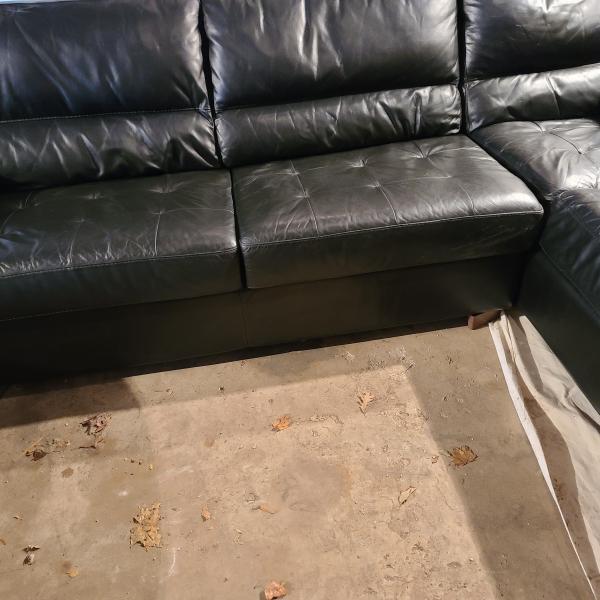 Photo of LEATHER SECTIONAL 