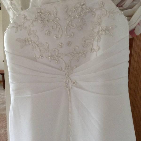 Photo of FLOWER GIRL DRESS-WHITE, EXCELLENT CONDITION, CLEAN